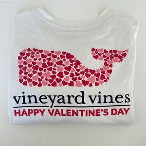 Vineyard Vines Boys Size L (16) Long Sleeved Valentine’s Day Shirt